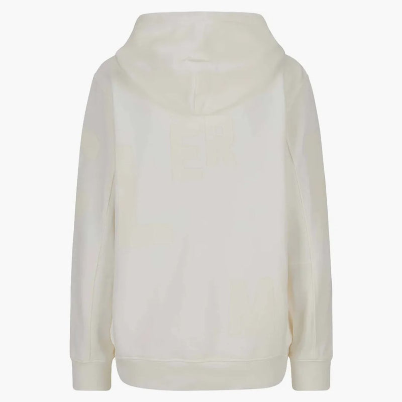 Moncler Logo Hoodie White/creme
