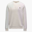 Moncler Logo Patch Sweatshirt Silk White