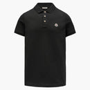 Moncler Logo Polo Shirt Black