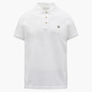 Moncler Logo Polo Shirt Optical White