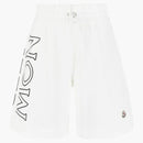 Moncler Logo Print Toggle Shorts White