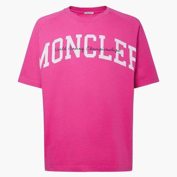 Moncler Logo T-shirt Pink