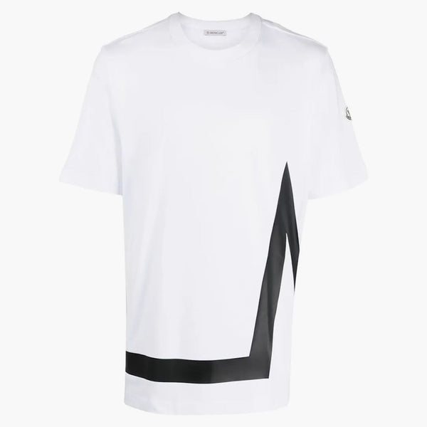 Moncler M 'Motif T-Shirt Optical White