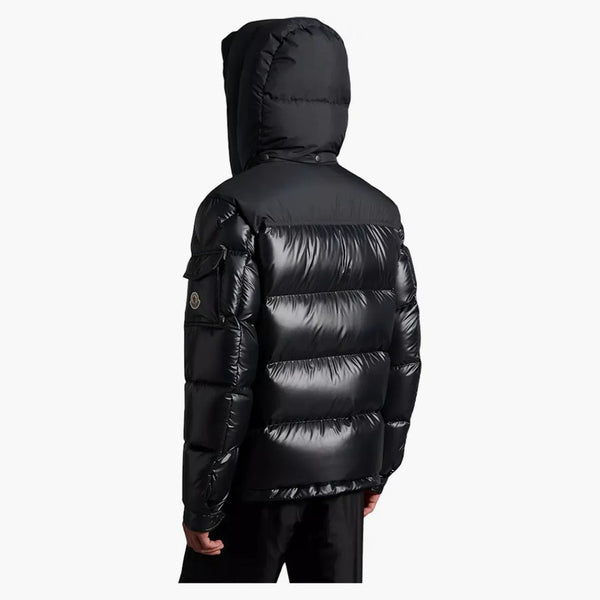Moncler Masaya Short Down Jacket Black