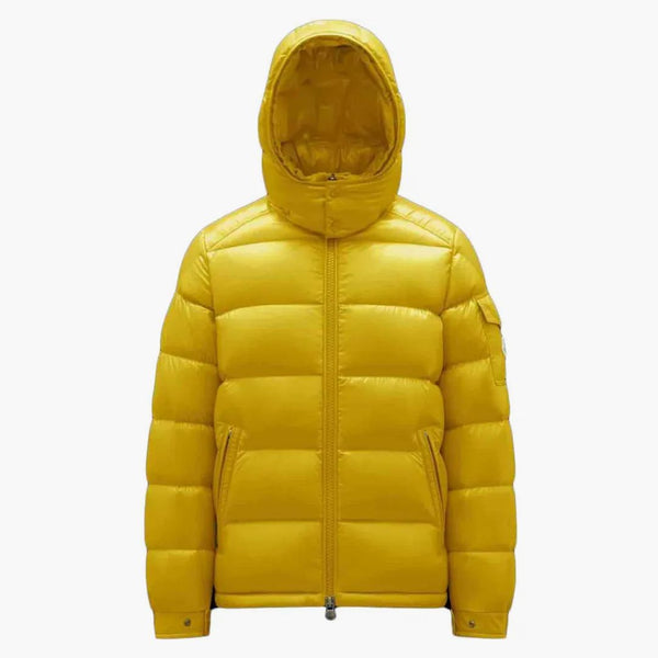 Moncler Maya Short Down Kurtka żółta