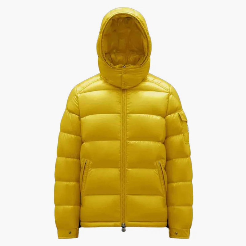 Moncler Maya Short Down Kurtka żółta