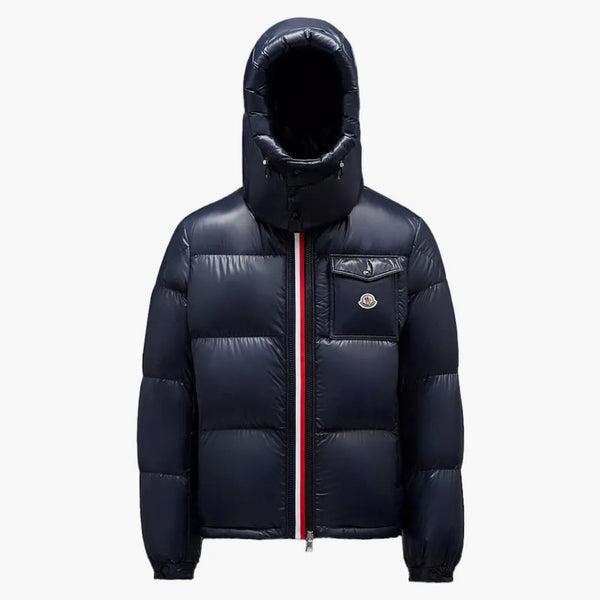 Moncler Montbeliard Short Down Jacket Blue