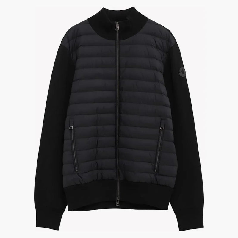 Moncler Padded Cotton Zip-Up Cardigan 999
