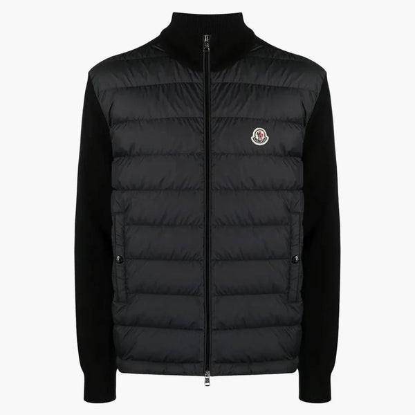 Moncler wyściełany bawełniany bawełniany swetra