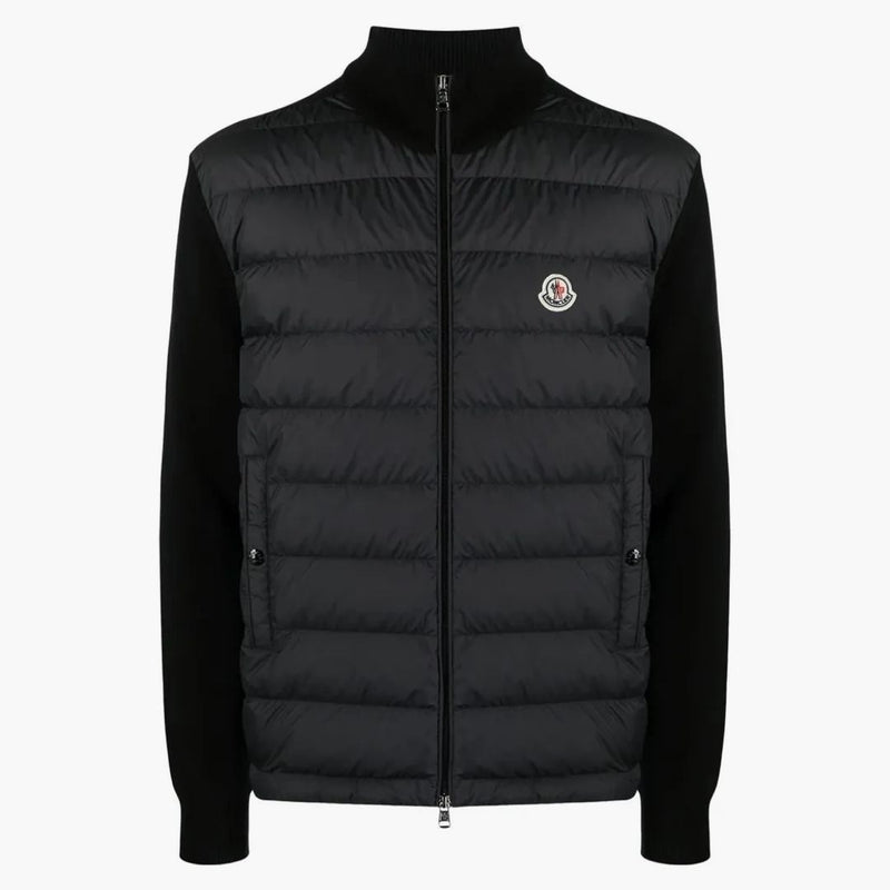 Moncler wyściełany bawełniany bawełniany swetra