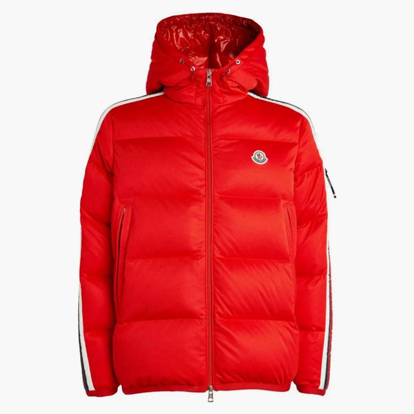 Moncler Sanbesan Short Down Kurtka czerwona