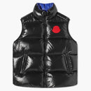 Moncler sumido down gilet nero/blu/rosso