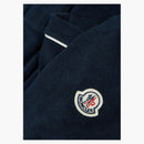 Moncler Terry Polo Shirt Navy