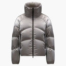 Moncler Women's Avoriaz Short Down Jacket Silver