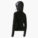 Moncler Women's Padded Fleece Hoodie Black
