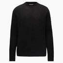 Moncler Wool And Cashmere Knit Sweater Black