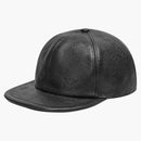 Moncler X Billionaire Boys Club Leather Baseball Cap Black Diamond & Dollar