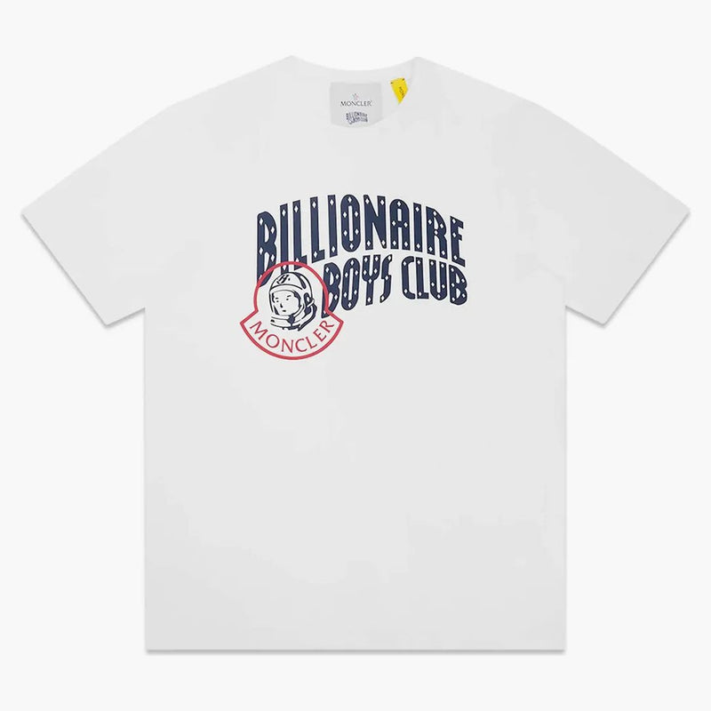 Moncler X Billionaire Boys Club Logo T-shirt Silk White