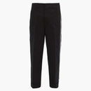 Moncler X Fragment Geometric-embroidered Logo-print Trousers Black