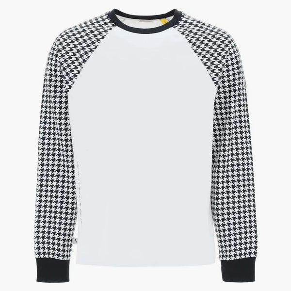 Moncler X Fragment Hiroshi Fujiwara Houndstooth Longsleeve White/black