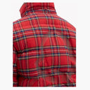Moncler X Fragment Mayak Oversized Tartan-flannel Quilted Down Jacket Red