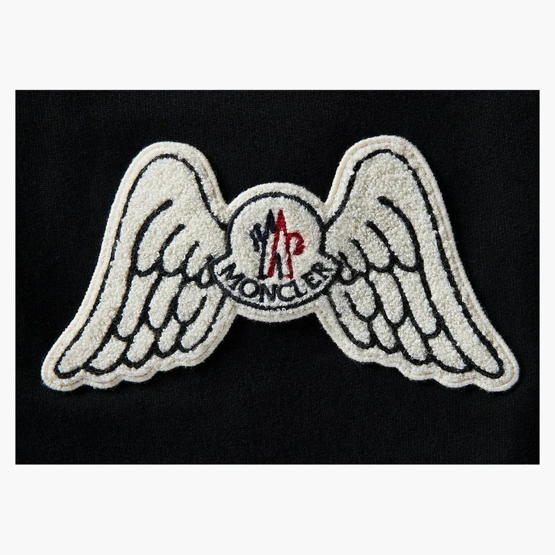 Moncler X Palm Angels Anels Wing Logo Sweatpants Black White