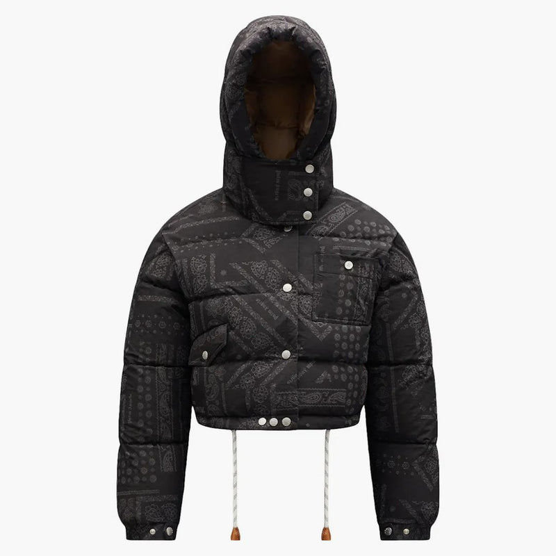 Moncler X Palm Angels Casmalia Short Down Jacket Black
