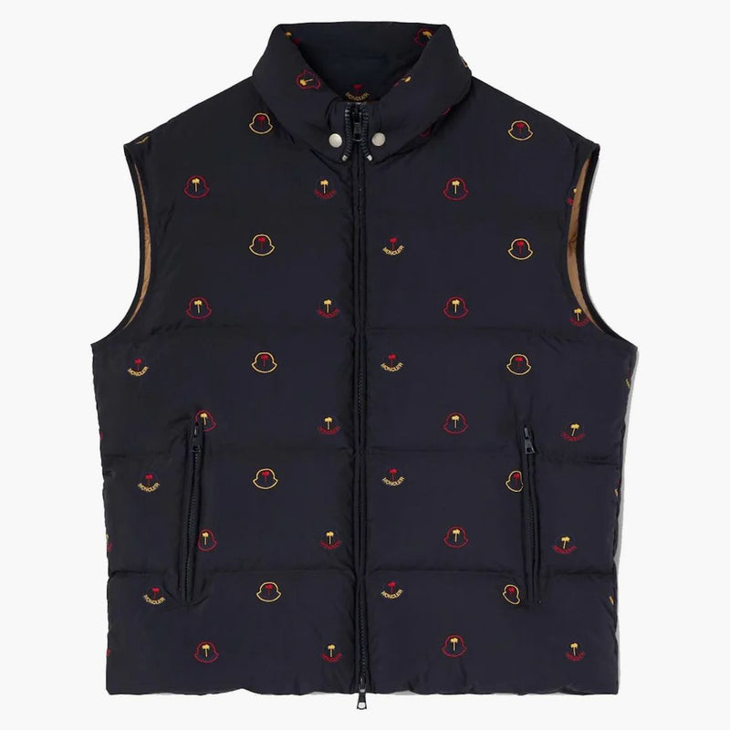 Moncler X Palm Angels Genius Vest Navy Blue/red