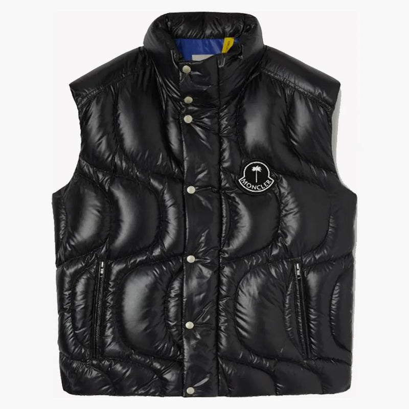Moncler X Palm Angels Gwenyth Down Vest Black/black