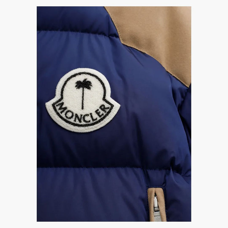Moncler X Palm Angels Kelsey Jacket Blue Beige