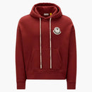 Moncler X Palm Angels Logo Hoodie Burgundy