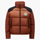 Moncler x Palm Angels Nevin Short Down Jacket marrón