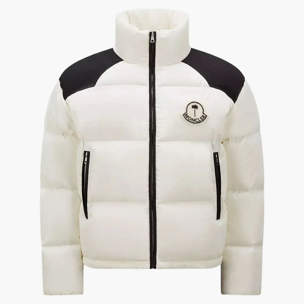 Moncler X Palm Angels Nevin Short Down Jacket Off White