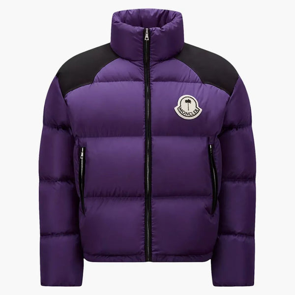 Moncler X Palm Angels Nevin Short Down Jacket Purple