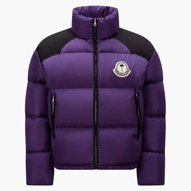 Moncler X Palm Angels Nevin Short Down Jacket Purple