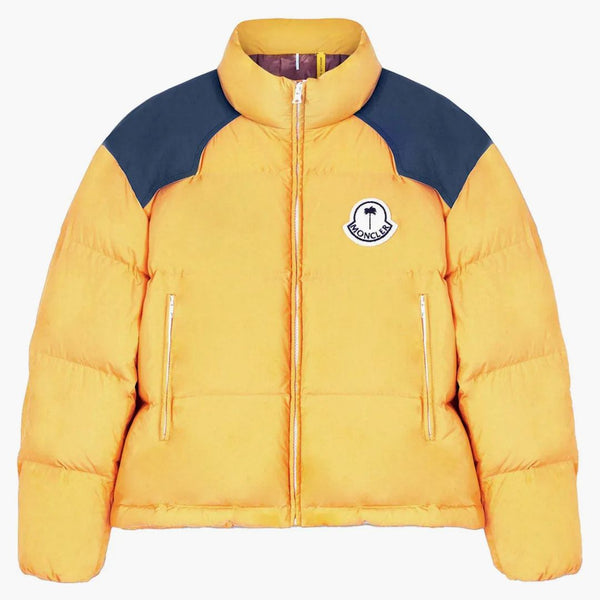 Moncler X Palm Angels Nevis Short Down Jacket Yellow/blue