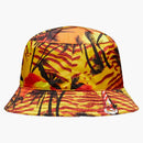 Moncler X Palm Angels Printed Bucket Hat Orange