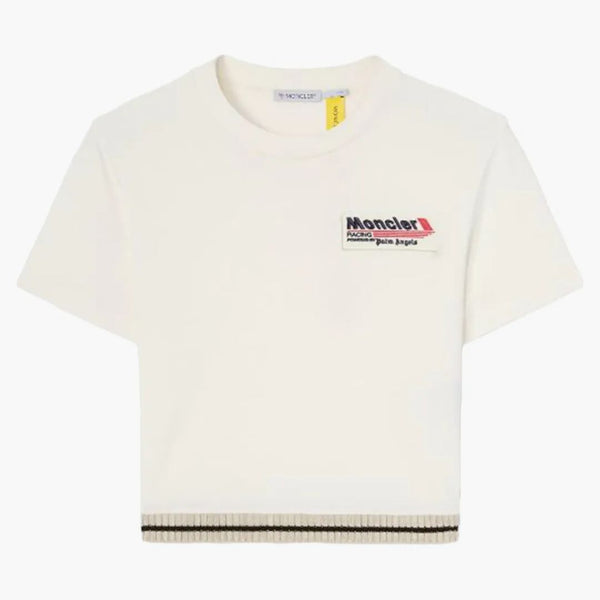 Moncler X Palm Angels Racing Slim T-shirt White/black