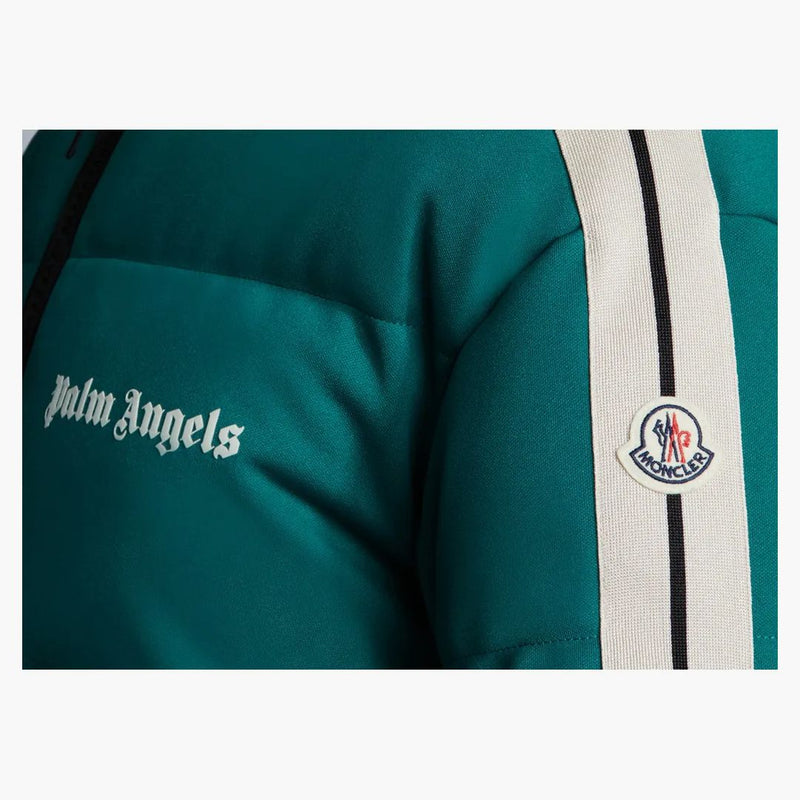 Moncler X Palm Angels Rodman Short Down Jacket Bright Green White