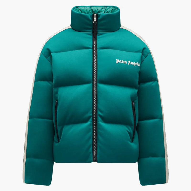 Moncler X Palm Angels Rodman Short Down Jacket Bright Green White