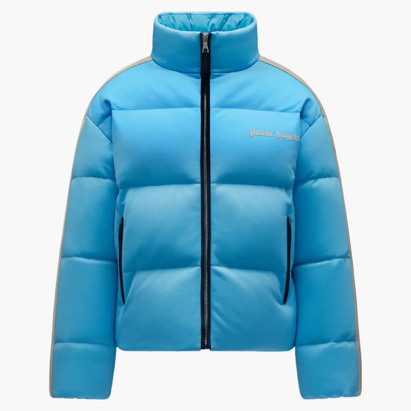 Moncler X Palm Angels Rodman Short Down Jacket Light Blue White