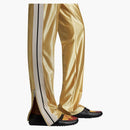 Moncler x Palm Angels Pantalones de chándal brillante amarillo dorado