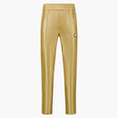 Moncler x Palm Angels Pantalones de chándal brillante amarillo dorado