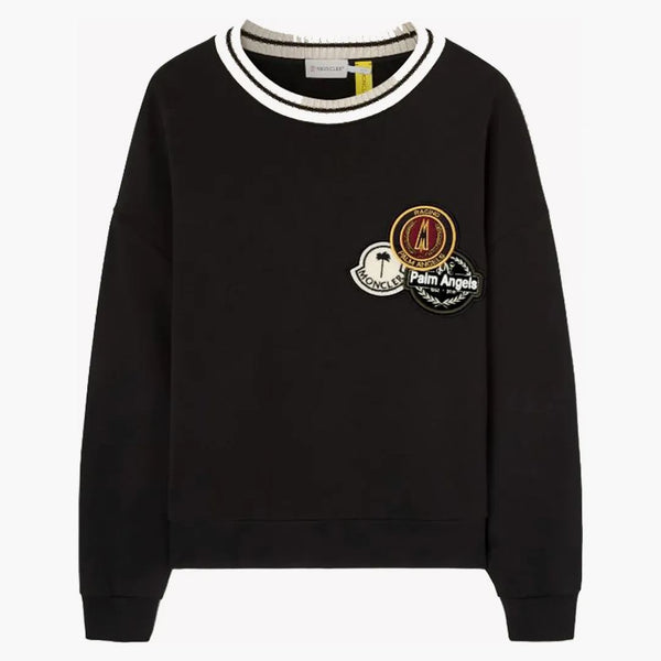 Moncler X Palm Angels Tri-patch Sweatshirt Black/white