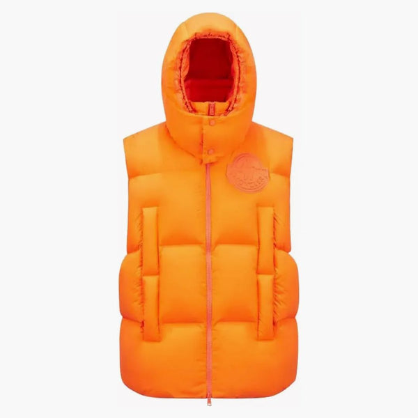 Moncler X Roc Nation By Jay-z Apus Down Vest Bright Orange