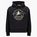 Moncler X Roc Nation By Jay-z Logo Motif Hoodie Black