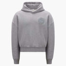 Moncler X Roc Nation By Jay-z Logo Patch Hoodie Grey