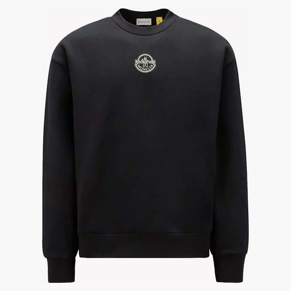 Moncler X Roc Nation By Jay-z Logo Sweatshirt Black