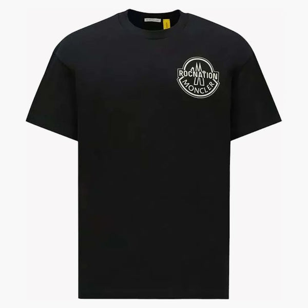 Moncler X Roc Nation By Jay-z Logo T-shirt Black
