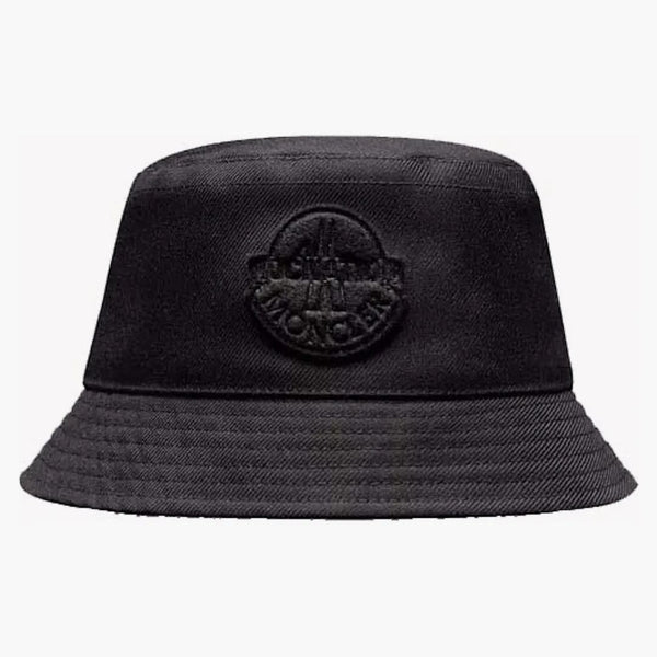 Moncler X Roc Nation By Jay-z Twill Bucket Hat Black
